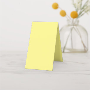 Light Yellow #FFF888, Marzipan Appointment Card