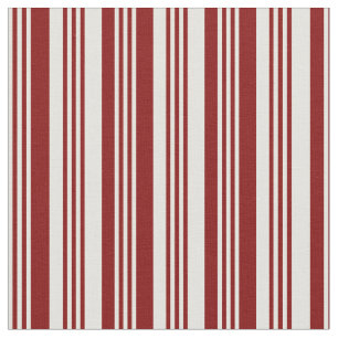 Light Yellow & Maroon Pattern Fabric