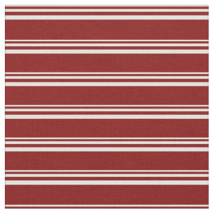 Light Yellow & Maroon Striped/Lined Pattern Fabric
