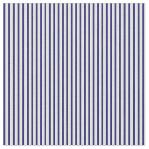 Light Yellow & Midnight Blue Stripes Fabric