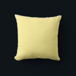 Light Yellow Throw Pillow<br><div class="desc">Here is an uplifting solid colour trending for 2021.

Designed in Washington State,  USA for your enjoyment. Thanks for supporting independent artists!</div>
