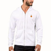 Light zip-up hoodie HimLight