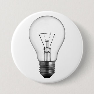 Lightbulb 7.5 Cm Round Badge