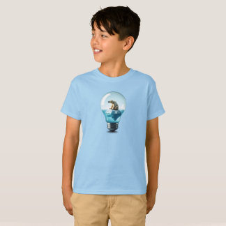Lightbulb Iceberg - Polar Bear in a Lightbulb T-Shirt
