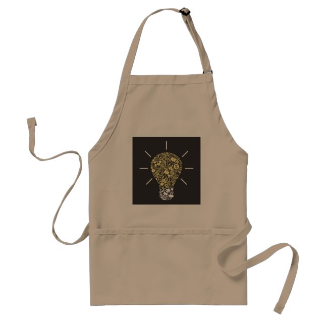 Lightbulb Idea Apron (Front)