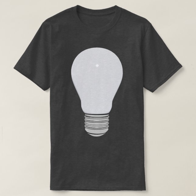 Lightbulb light source light lighting T-Shirt (Design Front)