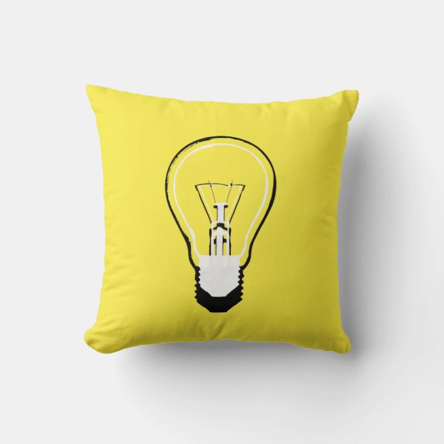 Lightbulb Pillow (Front)