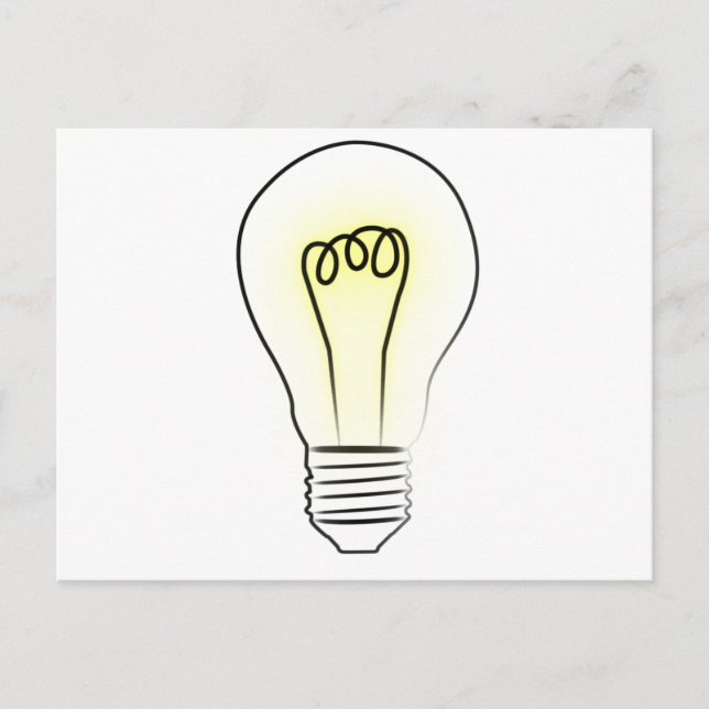 Lightbulb Postcard (Front)