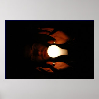 lightbulb poster