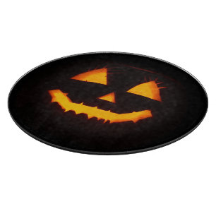Lighted Jack O Lantern Cutting Board