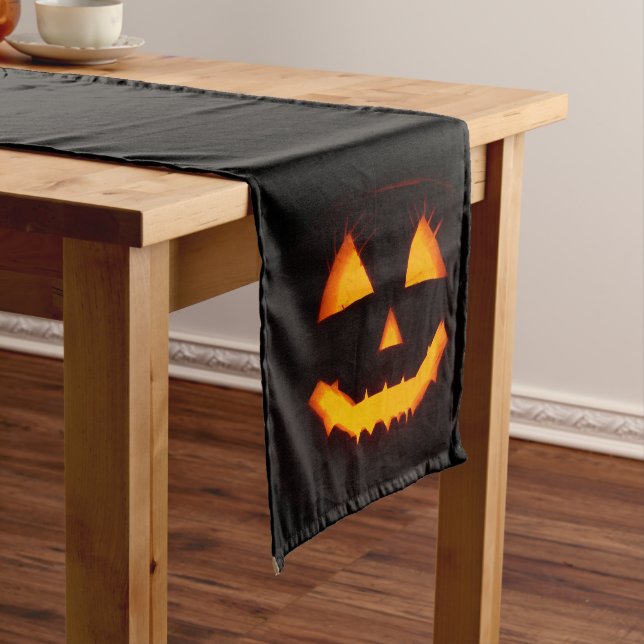 Lighted Jack O Lantern  Medium Table Runner (In Situ)