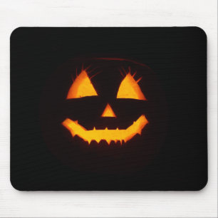 Lighted Jack O Lantern Mouse Pad