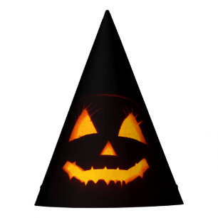 Lighted Jack O Lantern  Party Hat