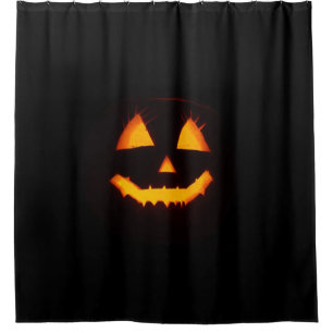 Lighted Jack O Lantern  Shower Curtain