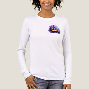 Lighted Purple Pumpkin Tri-Blend Shirt