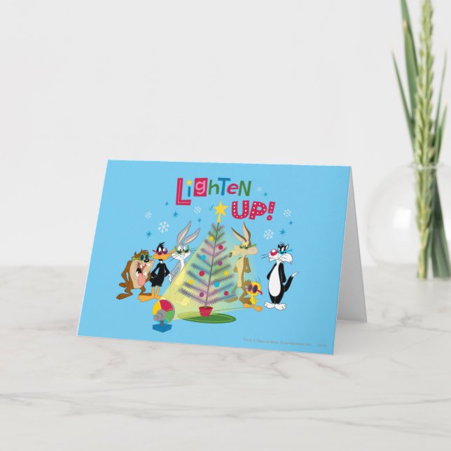 Lighten Up Holiday Card (Front)