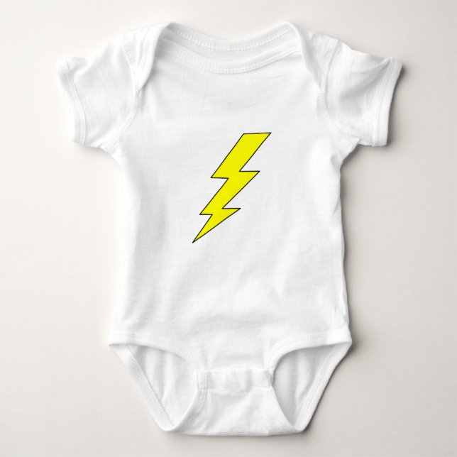 LIGHTENING BOLT BABY BODYSUIT (Front)
