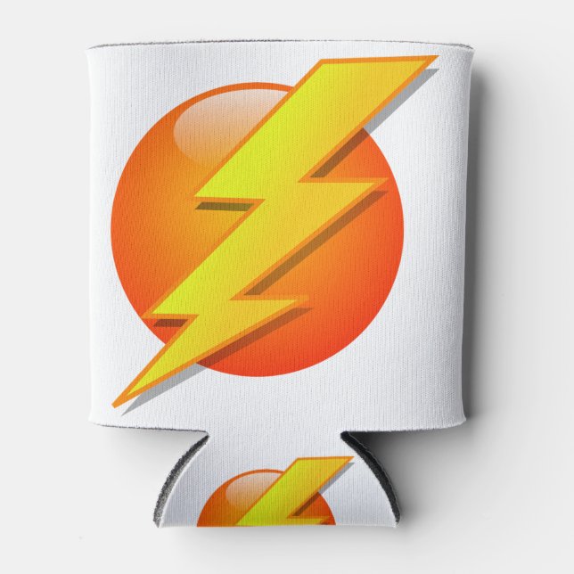 lightening bolt can cooler (Front)