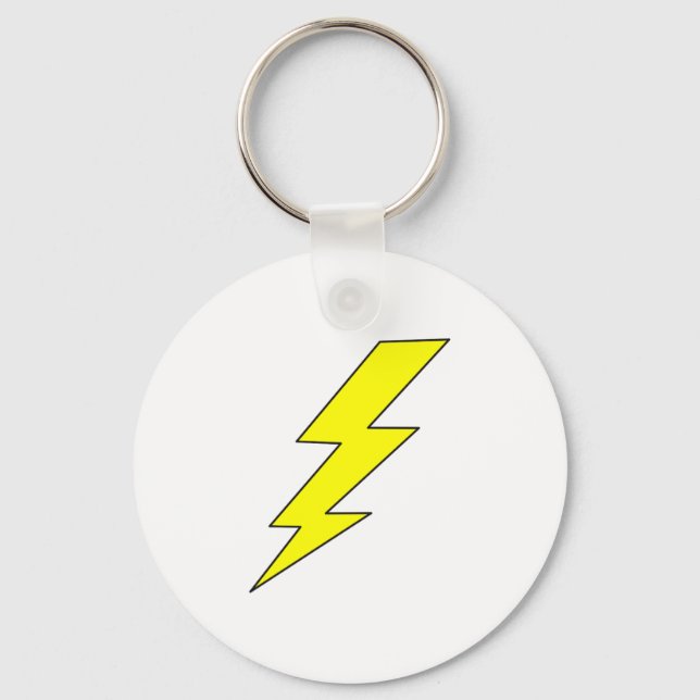 LIGHTENING BOLT KEY RING (Front)