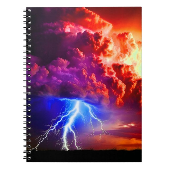 Lightening Storm Notebook (Front)