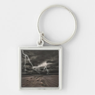 Lightening Strike Key Chain