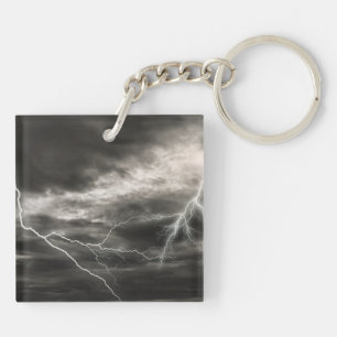 Lightening Strike Key Chain