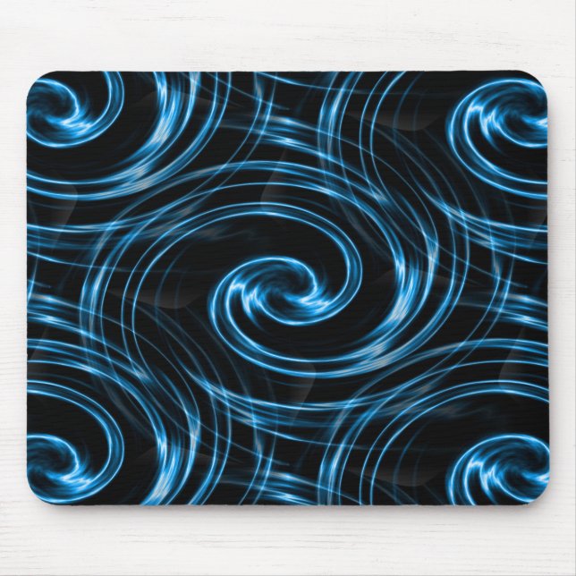 Lightening Swirl Mouse Pad (Front)
