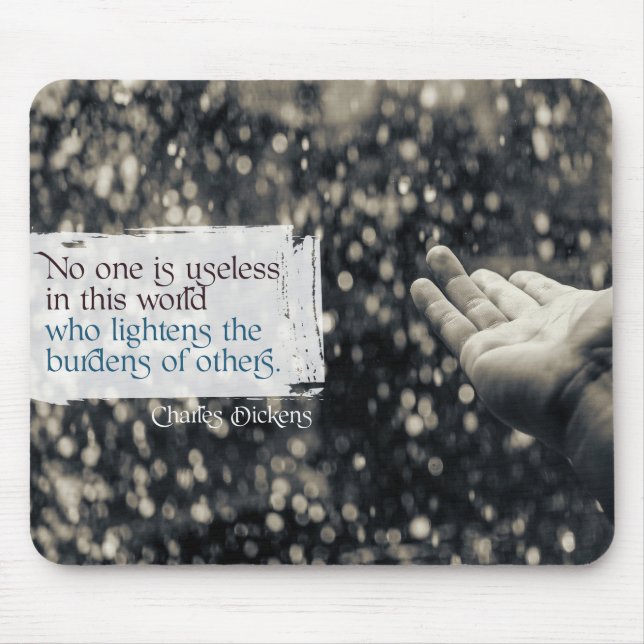 Lightens The Burdens Of Others Mouse Pad (Front)