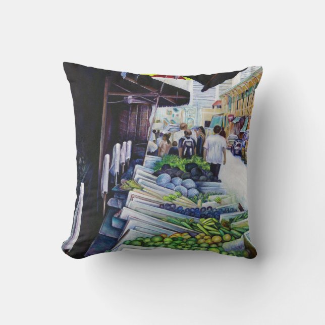 Lighter Side of Lavender Street, Singapore Cushion (Front)