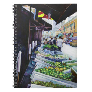 Lighter Side of Lavender Street, Singapore Spiral Notebook