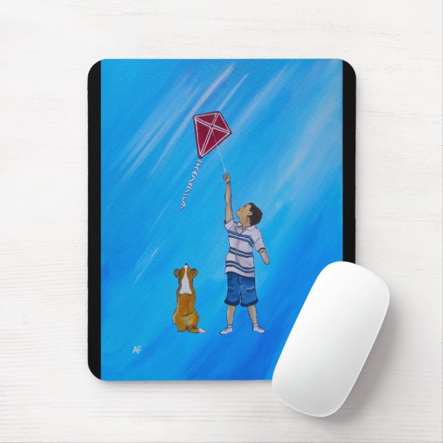 Lighter than Air Painting by Alfred Fox Mouse Pad (With Mouse)