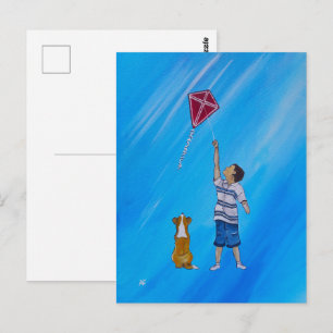 Lighter than Air Painting by Alfred Fox Postcard