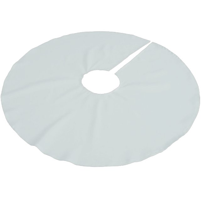 Lightest Sage Brushed Polyester Tree Skirt (Angled)