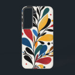 Lightfire Petals Samsung Galaxy Case<br><div class="desc">Fiery blossoms light up a white sky,  soft yet intense.</div>