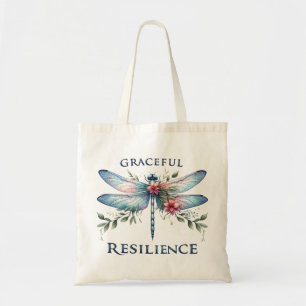 Lighthearted Joy - Artistic Dragonfly Tote Bag