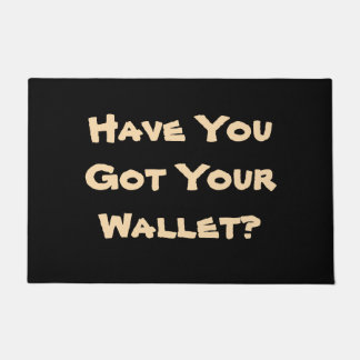 lighthearted reminder phrase original fun doormat