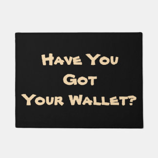 lighthearted reminder phrase original fun doormat
