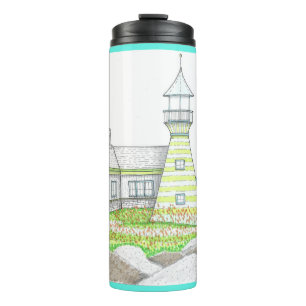 Lighthouse 6; Thermal Tumbler; Cyan Tumbler