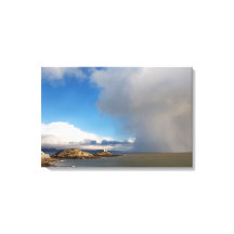 Lighthouse and approaching storm