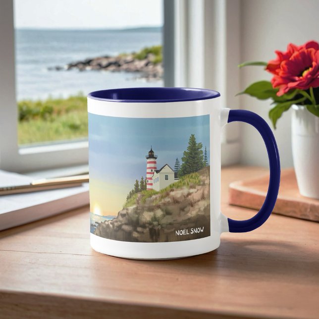 Lighthouse and Sunset  Mug (Creator Uploaded)