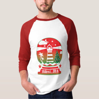 Lighthouse and tree Vintage Christmas t shirt desi