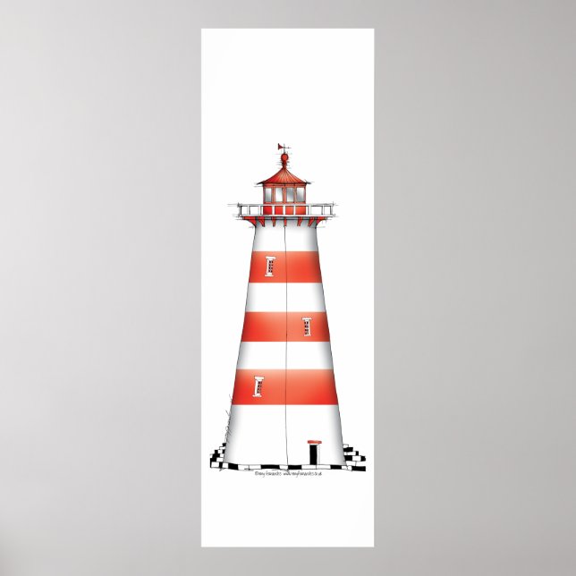 lighthouse art print 2, tony fernandes (Front)