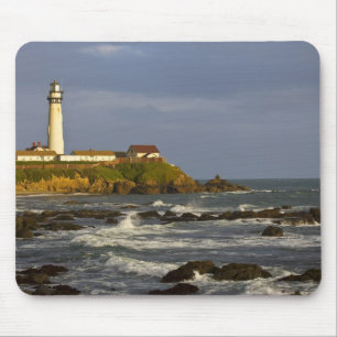 Lighthouse at Pigeon Point State Beach in San 2 Mouse Pad