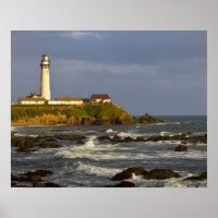 Lighthouse at Pigeon Point State Beach in San 2