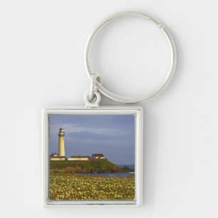 Lighthouse at Pigeon Point State Beach in San Key Ring