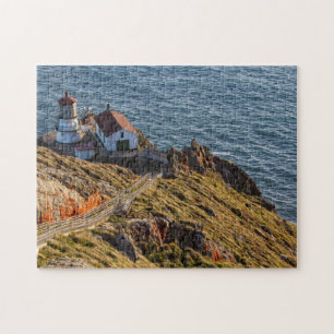 Lighthouse At Point Reyes National Seashore Jigsaw Puzzle