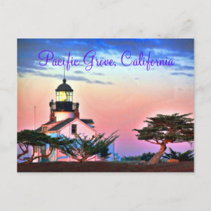 Lighthouse at Twilight Postcard