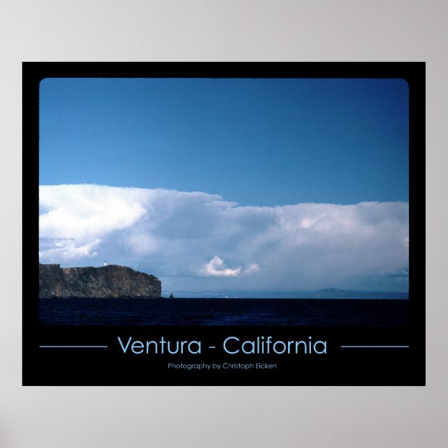 Lighthouse at Ventura, California Poster (Front)