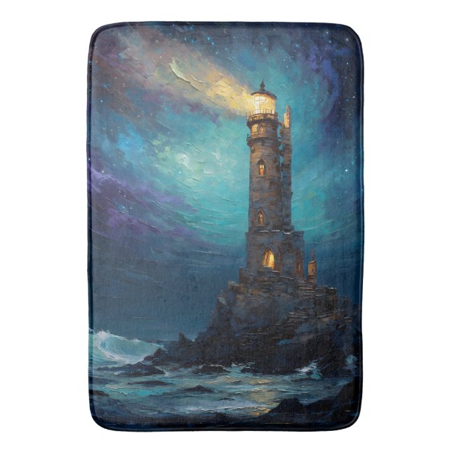 Lighthouse Bath Mat (Front Vertical)