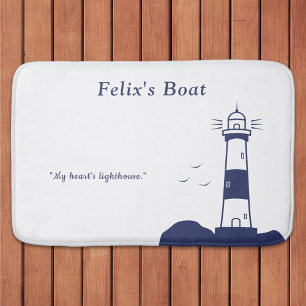 Lighthouse  bath mat